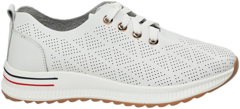 Sneakersy Modne Artiker 54C1758 White Biały Skóra Naturalna