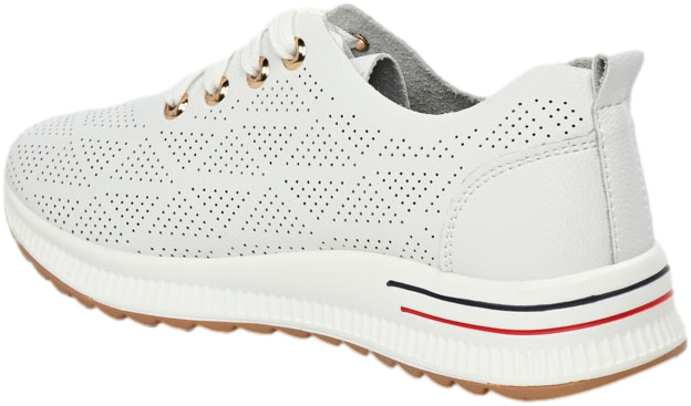 Sneakersy Modne Artiker 54C1758 White Biały Skóra Naturalna