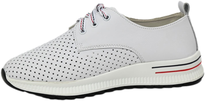 Sneakersy Modne Artiker 54C1760 White Biały Skóra Naturalna