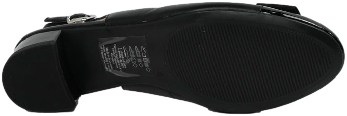 Czółenka Eleganckie Caprice 9-29502-42 A19 Black Comb Czarne