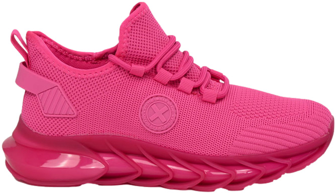 Sneakersy Modne Xti 142475 Z.Tex Fucsia Fuksja