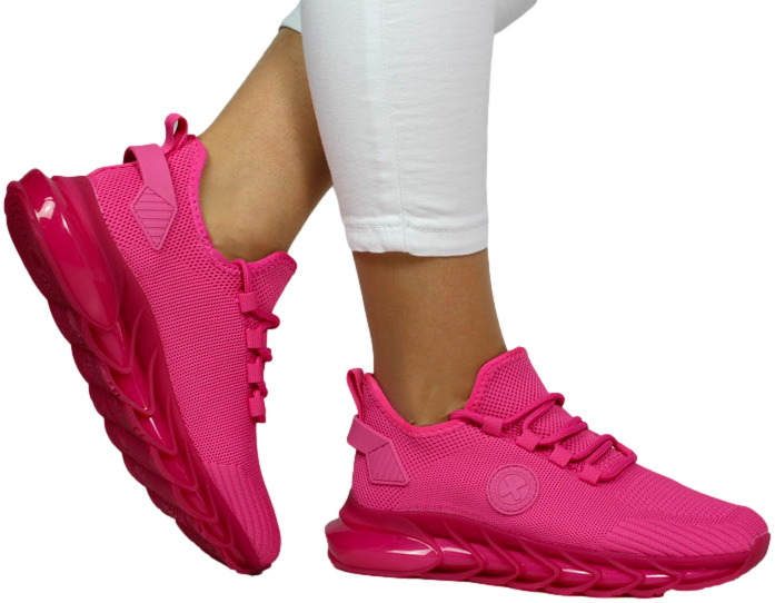 Sneakersy Modne Xti 142475 Z.Tex Fucsia Fuksja