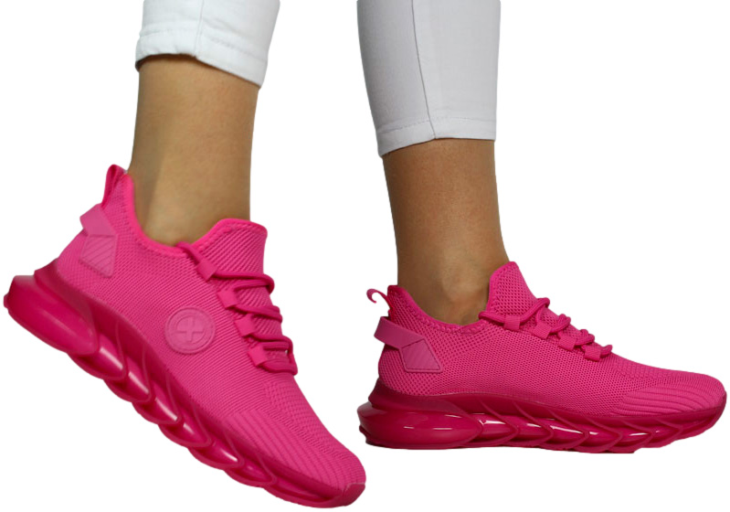 Sneakersy Modne Xti 142475 Z.Tex Fucsia Fuksja