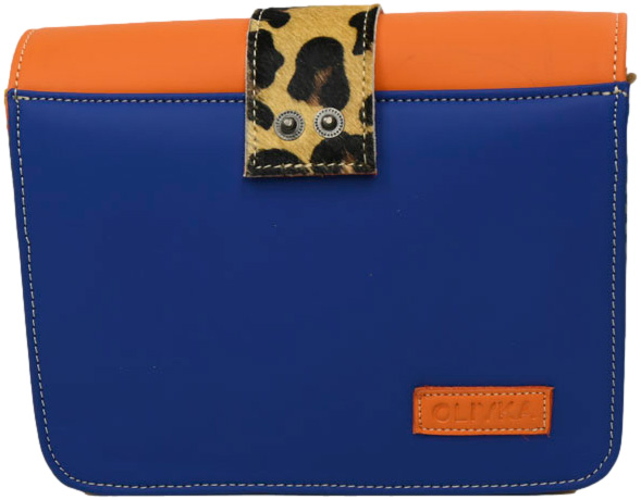 Torebka Wykonana Ręcznie Olivka 2000007-4346 Multikolor Skóra Naturalna