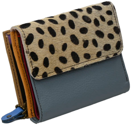 Portfel Wykonany Ręcznie Olivka 1000043W-2900 Multikolor Skóra Naturalna