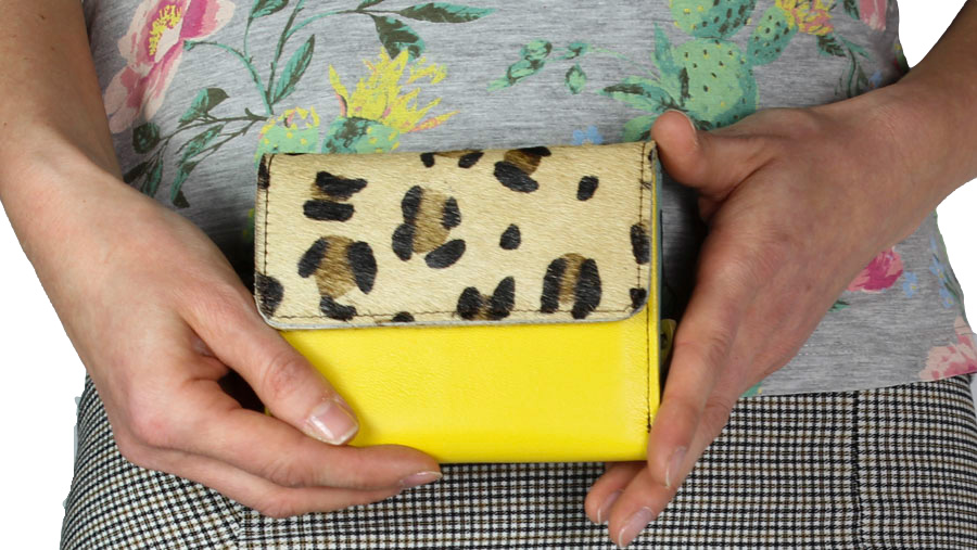 Portfel Wykonany Ręcznie Olivka 1000043W-2900 Multikolor Skóra Naturalna