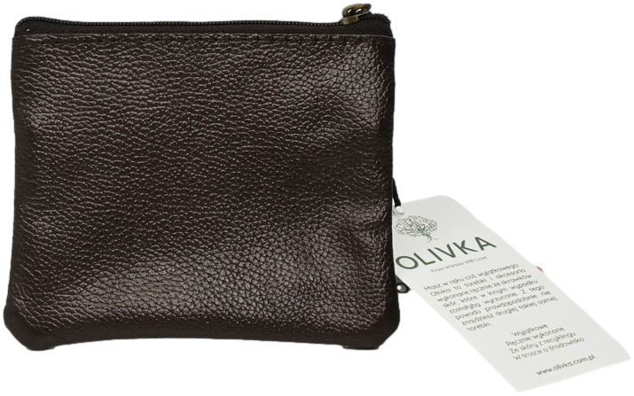Saszetka Modna Olivka 100044G-3045 Multi Skóra Naturalna