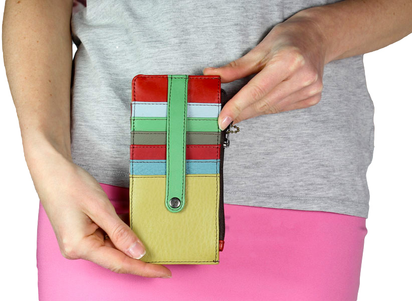 Organizer Wykonany Ręcznie Olivka 100047G-3438 Multi Skóra Naturalna