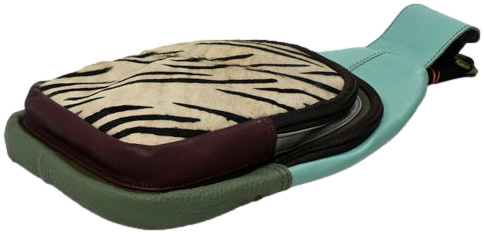 Plecak Torebka Olivka 100026-1840 Multi Skóra Naturalna