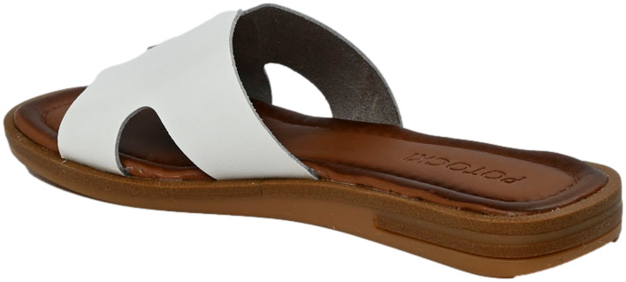 Klapki Stylowe Potocki 24-64013 WH Białe