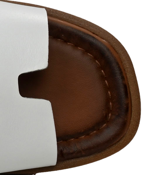 Klapki Stylowe Potocki 24-64013 WH Białe