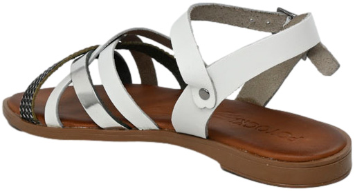 Sandały Modne Potocki 24-64008 WH Białe 