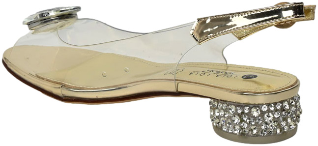 Sandały Modne Scaviola G-15 Gold Złote 