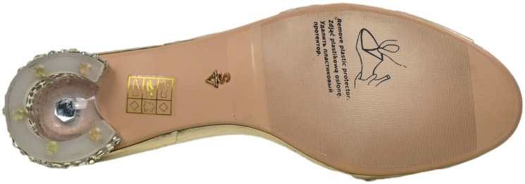 Sandały Modne Scaviola G-15 Gold Złote 