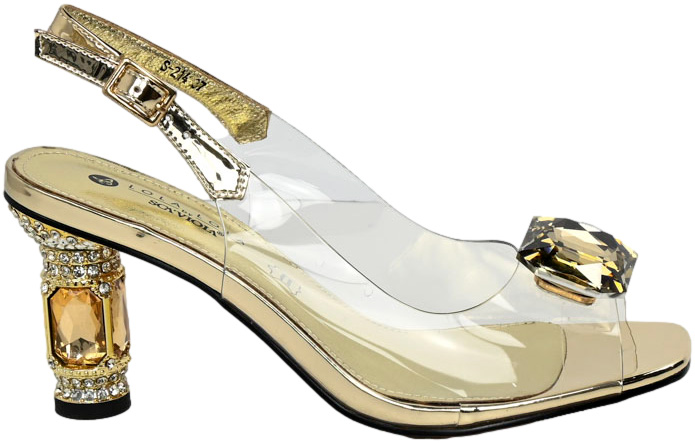Sandały Stylowe Scaviola S-214 Gold M Złote