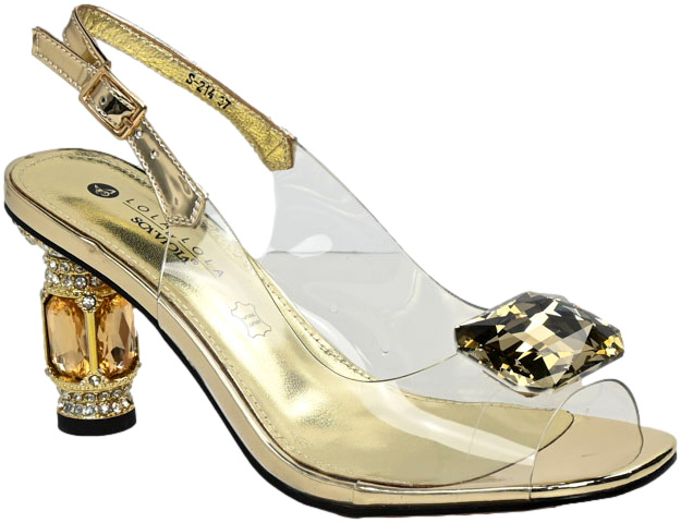 Sandały Stylowe Scaviola S-214 Gold M Złote