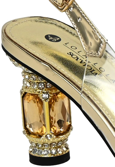 Sandały Stylowe Scaviola S-214 Gold M Złote