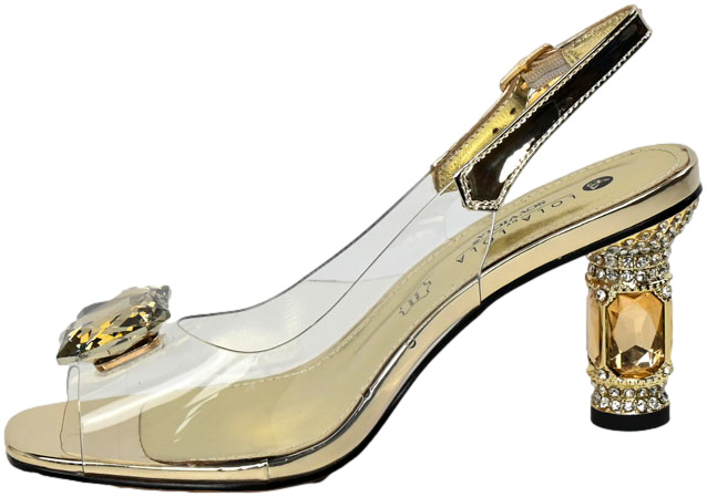 Sandały Stylowe Scaviola S-214 Gold M Złote