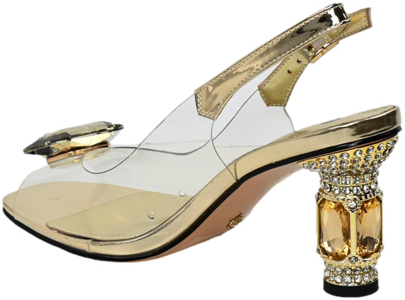 Sandały Stylowe Scaviola S-214 Gold M Złote