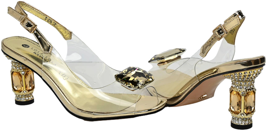 Sandały Stylowe Scaviola S-214 Gold M Złote