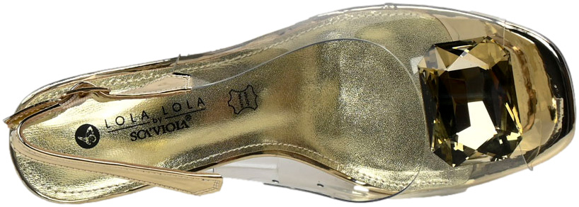 Sandały Stylowe Scaviola S-214 Gold M Złote