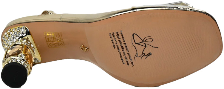 Sandały Stylowe Scaviola S-214 Gold M Złote