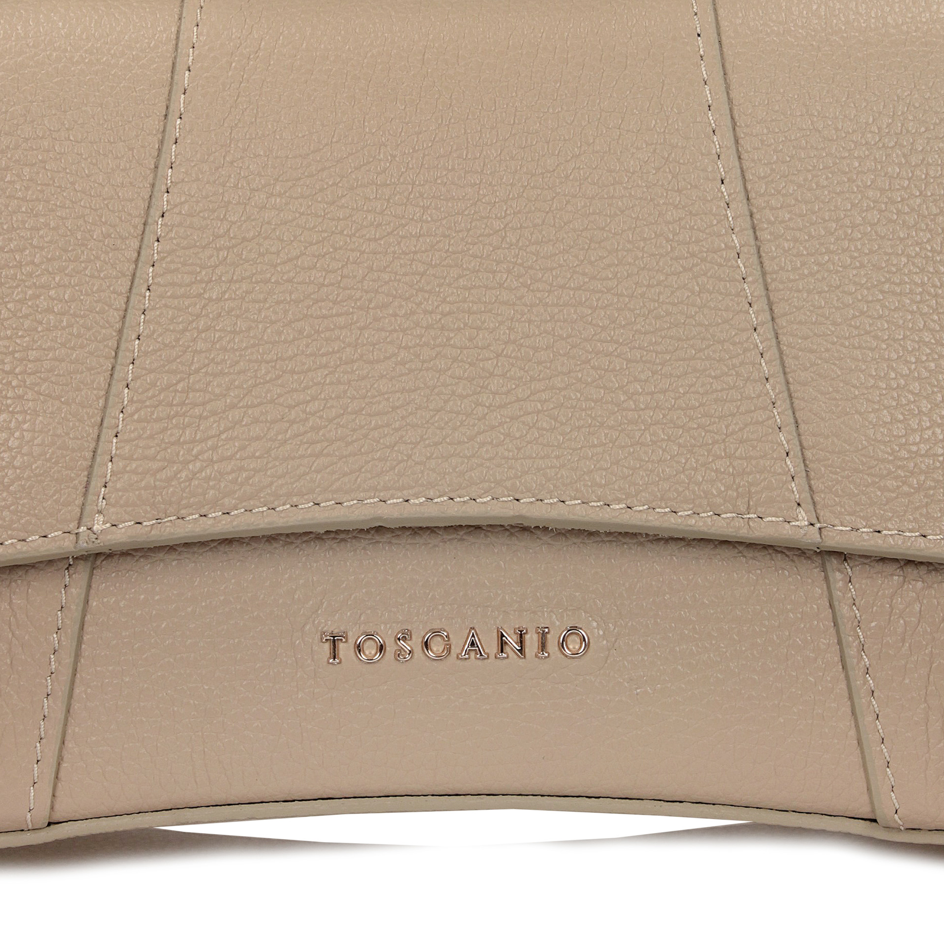 Torebka Toscanio F65 Krem D37 Skóra Naturalna