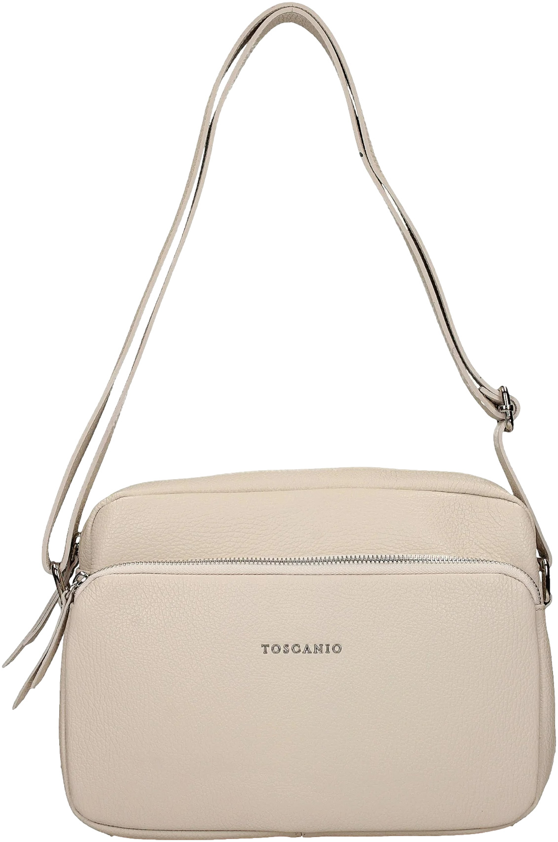 Torebka Toscanio F188 Krem D37 Skóra Naturalna