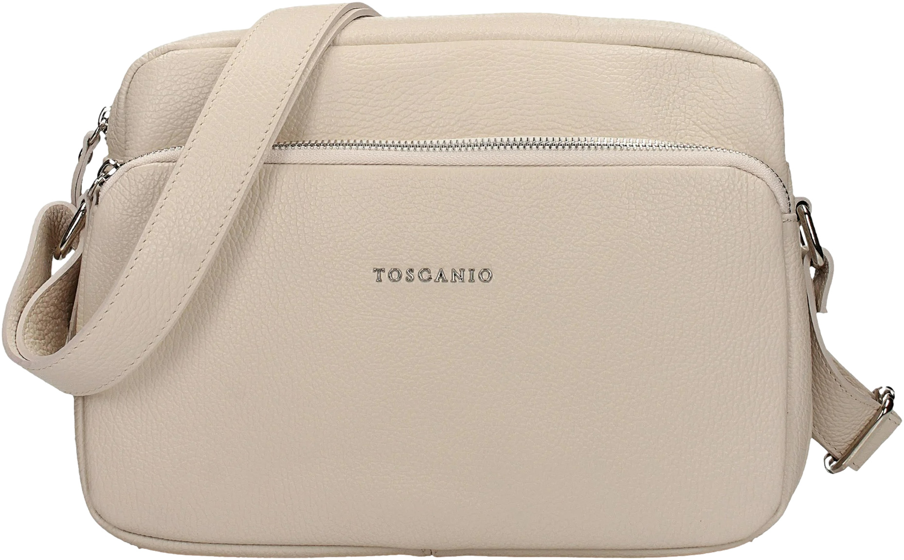 Torebka Toscanio F188 Krem D37 Skóra Naturalna