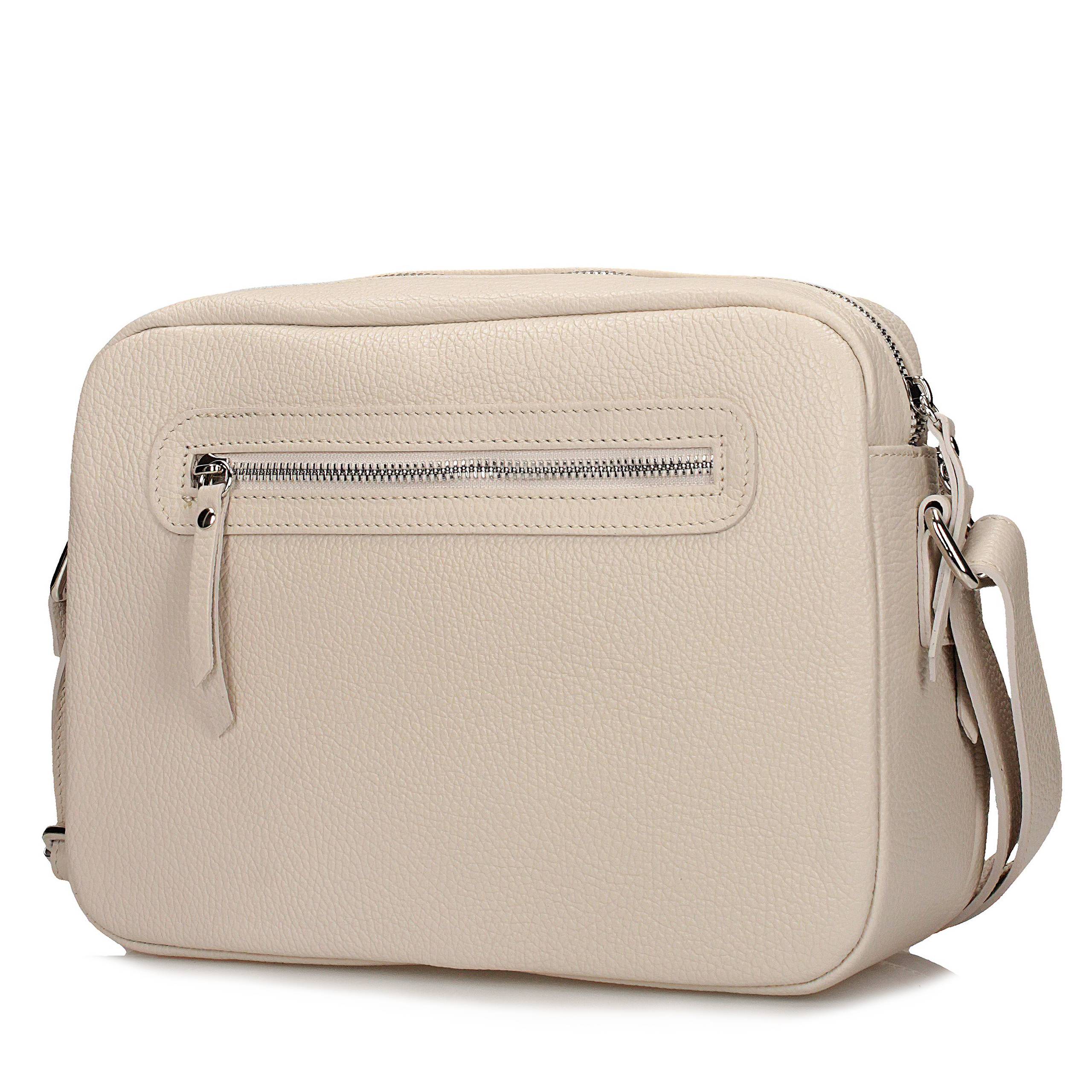 Torebka Toscanio F188 Krem D37 Skóra Naturalna