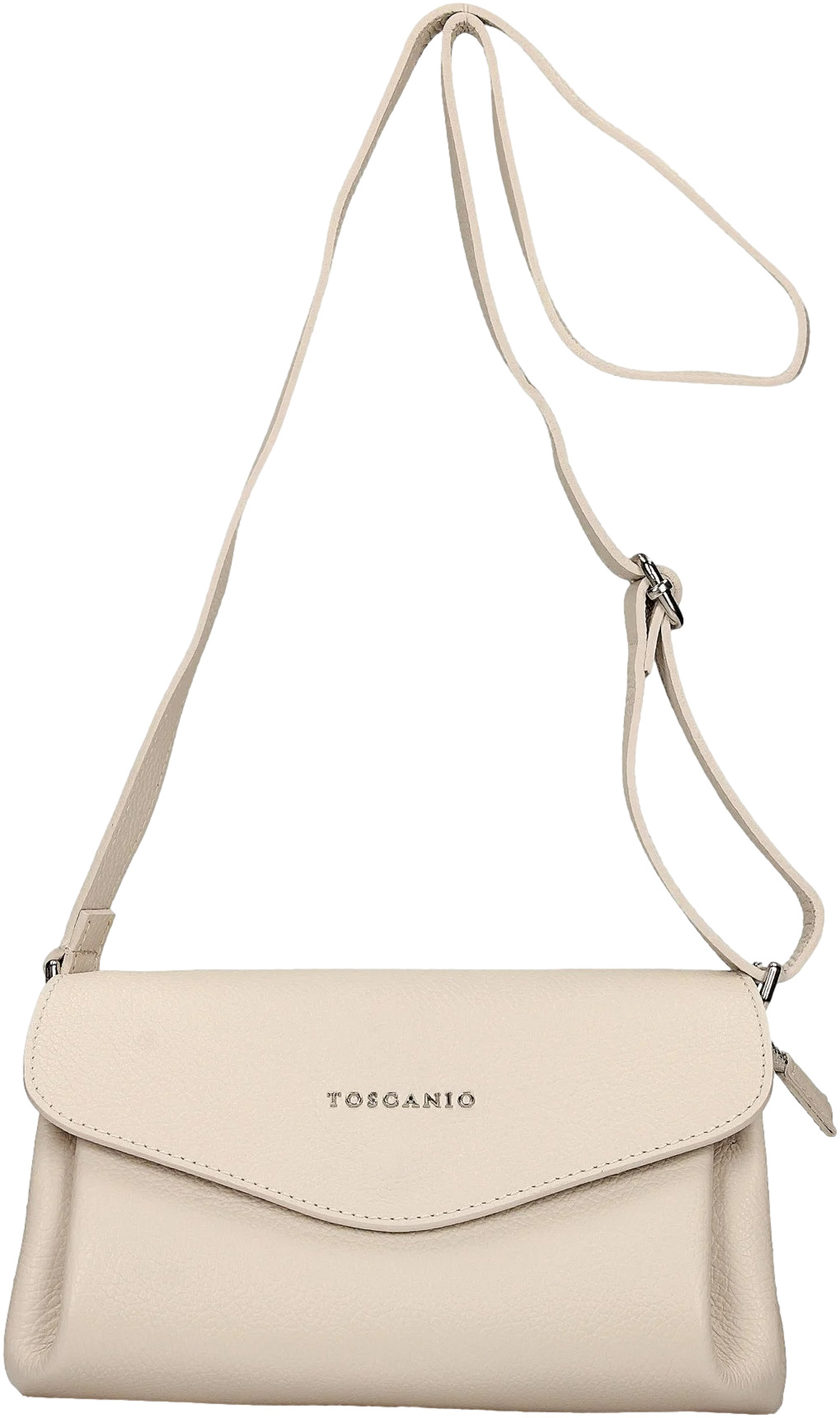 Torebka Toscanio F98 Krem D37 Skóra