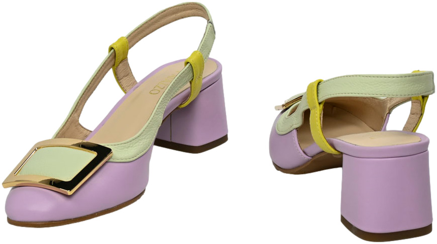 Sandały Polske Palazzo 7063 PE3+PE32+PE38 Skóra Naturalna TN