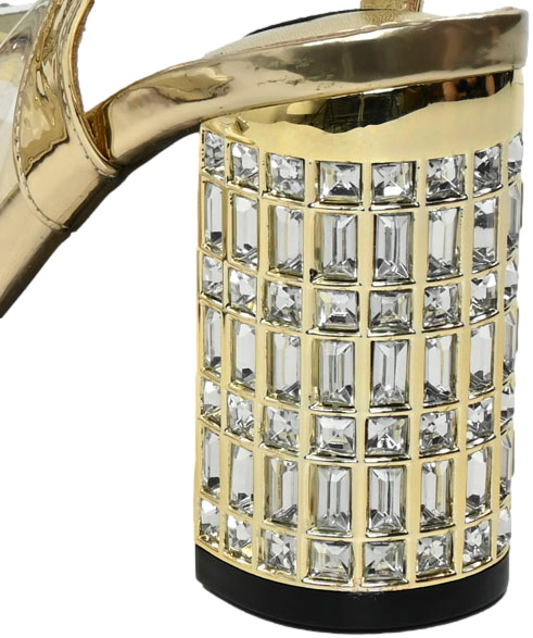 Sandały Stylowe Scaviola S-232 Gold-M Złoty