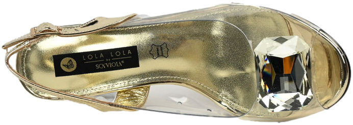 Sandały Stylowe Scaviola S-232 Gold-M Złoty