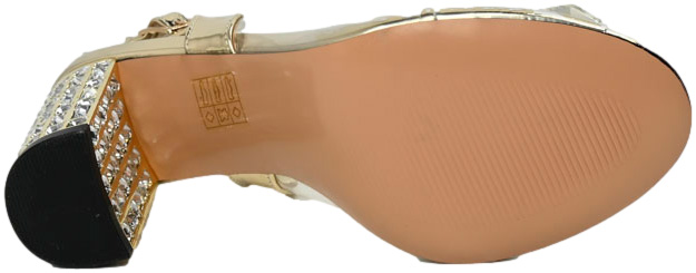 Sandały Stylowe Scaviola S-232 Gold-M Złoty