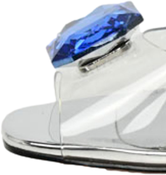 Sandały Eleganckie Scaviola S-217 Silver-M Srebrne
