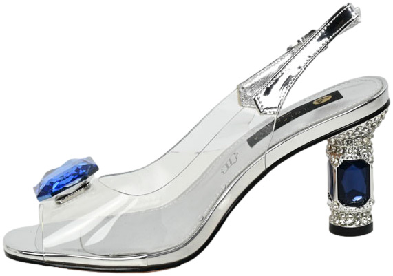 Sandały Eleganckie Scaviola S-217 Silver-M Srebrne