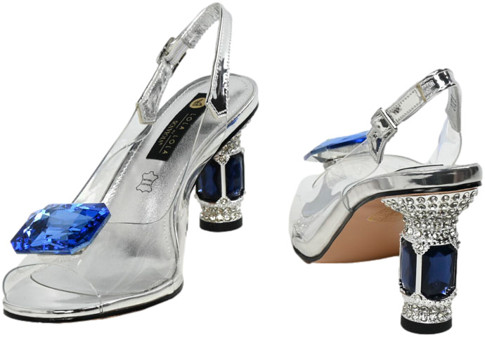 Sandały Eleganckie Scaviola S-217 Silver-M Srebrne