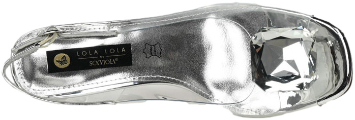 Sandały Stylowe Scaviola S-169 Silver Srebrne