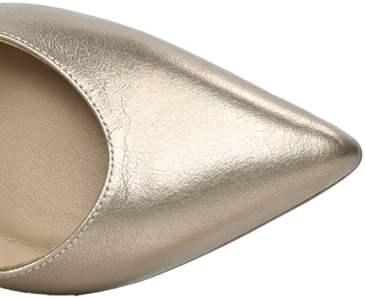 Szpilki Eleganckie Kotyl 3703 Złoty Vera Skóra Naturalna