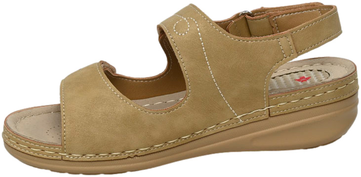 Sandały Komfortowe Skotnicki S-3-3015 Camel