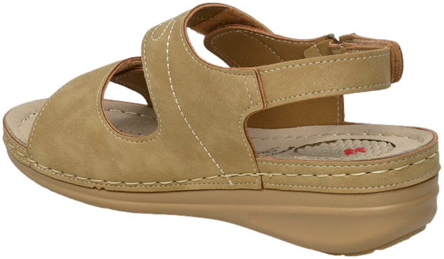 Sandały Komfortowe Skotnicki S-3-3015 Camel