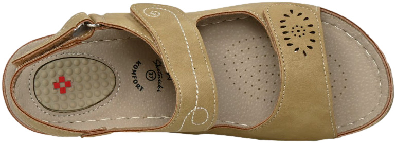 Sandały Komfortowe Skotnicki S-3-3015 Camel