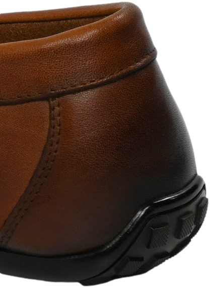 Mokasyny Modne John Doubare 4D03-2J-B4 Brown Skóra Naturalna