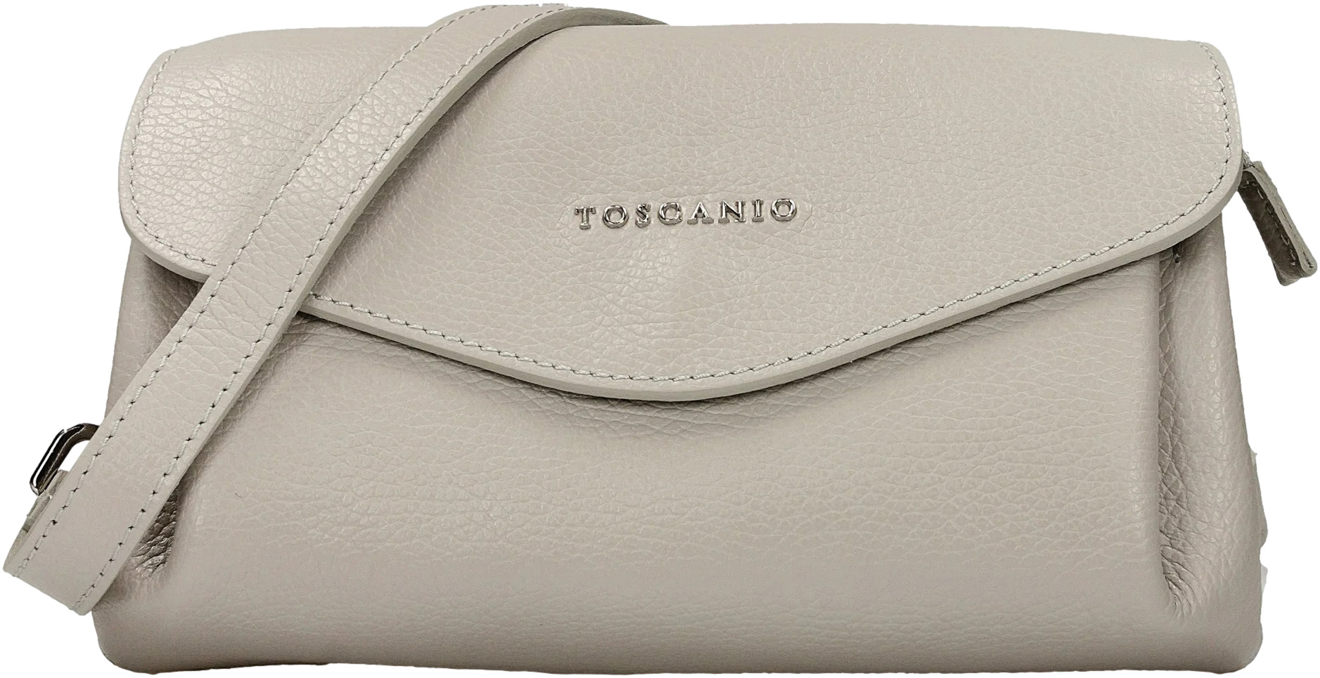 Torebka Toscanio F98 J.Szary D86 Skóra Naturalna