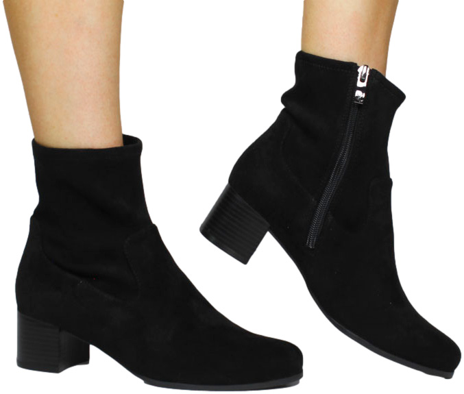 Botki Modne Caprice 9-25316-41 044 Black Streetch Black