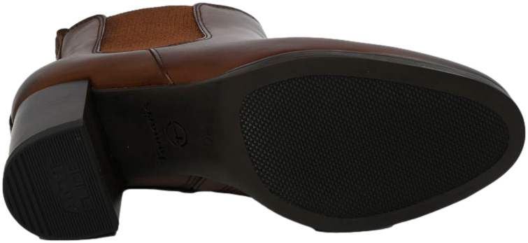 Botki Stylowe Tamaris 1-25377-41 Muscat Brąz Skóra Naturalna