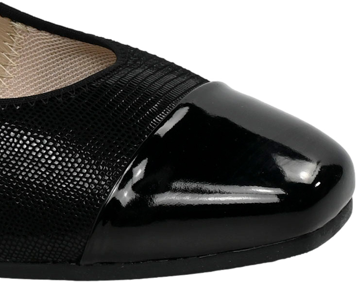 Czółenka Eleganckie Caprice 9-22306-43 Black Comb Czarne