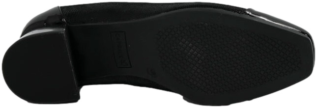 Czółenka Eleganckie Caprice 9-22306-43 Black Comb Czarne