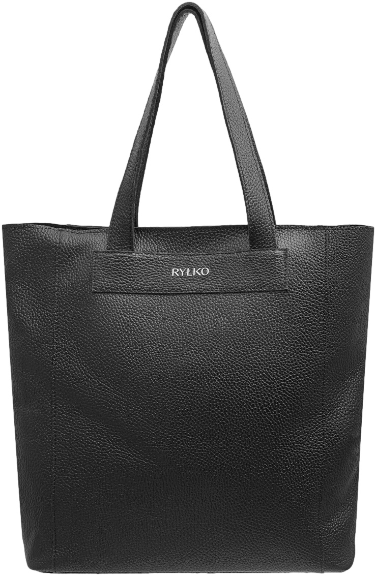 Torebka Stylowa Ryłko R30141TB_UW9 Czarna Skóra Naturalna